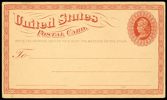 First Postal Card