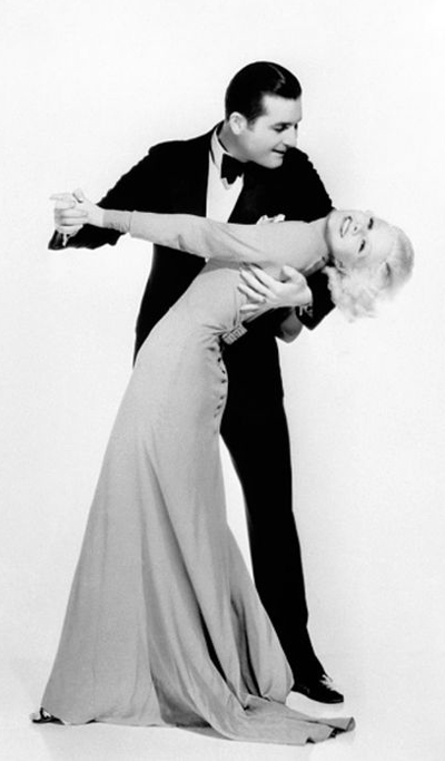 Gene with Jean Harlow